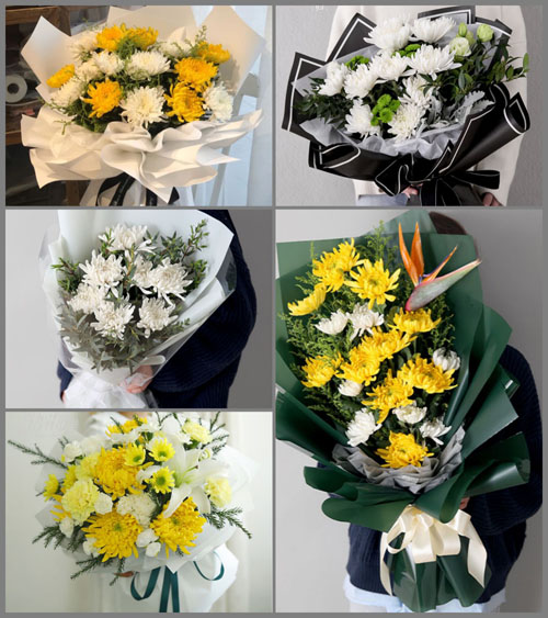 广东梅州市平远县上举镇畲脑村白事花束代送